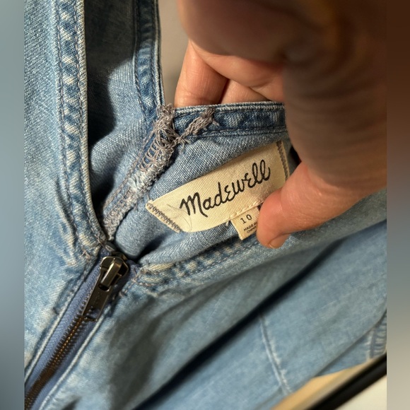Denim jumpsuit from Madewell. - Picture 2 of 4